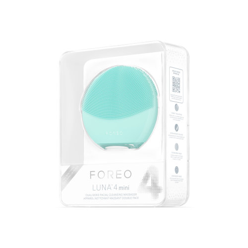 Pametan uređaj za čišćenje lica s 2 zone Foreo LUNA 4 mini Arctic Blue za sve tipove kože